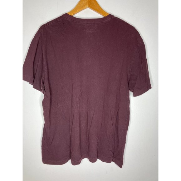 Vintage Abercrombie & Fitch Men's XL Burgundy Maroon T-Shirt READ - Picture 4 of 7
